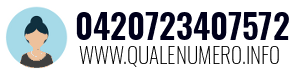 Numero di telefono 0420723407572 0420723407572