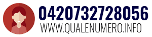 Numero di telefono 0420732728056 0420732728056