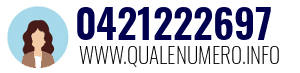 Numero di telefono 0421222697 0421222697
