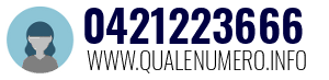 Numero di telefono 0421223666 0421223666