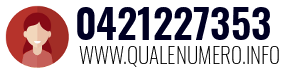 Numero di telefono 0421227353 0421227353