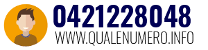 Numero di telefono 0421228048 0421228048