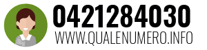 Numero di telefono 0421284030 0421284030