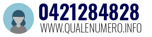 Numero di telefono 0421284828 0421284828
