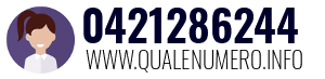 Numero di telefono 0421286244 0421286244