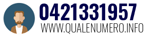 Numero di telefono 0421331957 0421331957