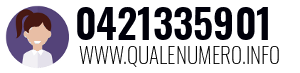 Numero di telefono 0421335901 0421335901