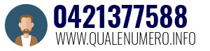 Numero di telefono 0421377588 0421377588