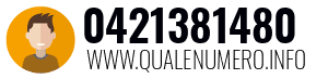 Numero di telefono 0421381480 0421381480