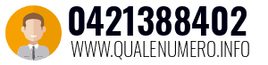 Numero di telefono 0421388402 0421388402