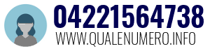 Numero di telefono 04221564738 04221564738