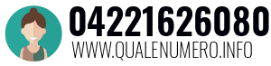 Numero di telefono 04221626080 04221626080