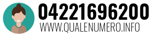 Numero di telefono 04221696200 04221696200