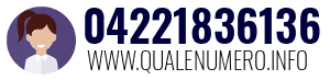 Numero di telefono 04221836136 04221836136
