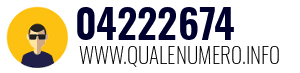 Numero di telefono 04222674 04222674