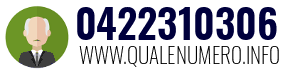 Numero di telefono 0422310306 0422310306