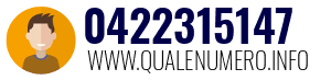 Numero di telefono 0422315147 0422315147