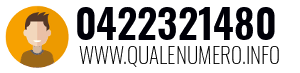 Numero di telefono 0422321480 0422321480