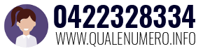 Numero di telefono 0422328334 0422328334