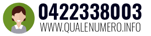 Numero di telefono 0422338003 0422338003