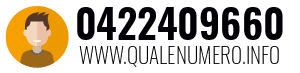 Numero di telefono 0422409660 0422409660