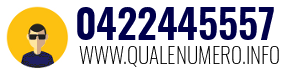 Numero di telefono 0422445557 0422445557