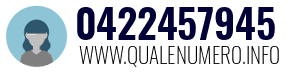 Numero di telefono 0422457945 0422457945