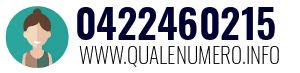Numero di telefono 0422460215 0422460215