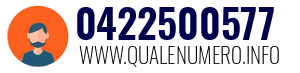 Numero di telefono 0422500577 0422500577