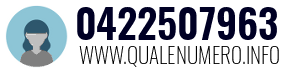 Numero di telefono 0422507963 0422507963