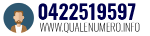 Numero di telefono 0422519597 0422519597