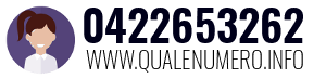 Numero di telefono 0422653262 0422653262