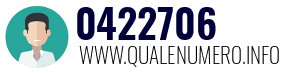 Numero di telefono 0422706 0422706