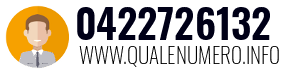 Numero di telefono 0422726132 0422726132