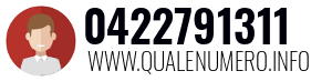 Numero di telefono 0422791311 0422791311