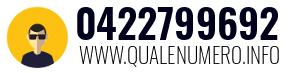 Numero di telefono 0422799692 0422799692