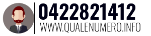 Numero di telefono 0422821412 0422821412