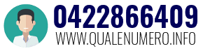 Numero di telefono 0422866409 0422866409