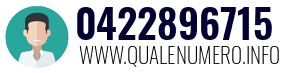 Numero di telefono 0422896715 0422896715