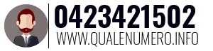 Numero di telefono 0423421502 0423421502