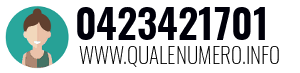Numero di telefono 0423421701 0423421701