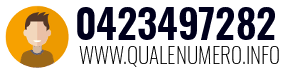 Numero di telefono 0423497282 0423497282