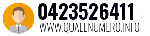 Numero di telefono 0423526411 0423526411