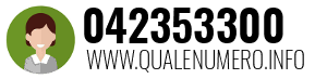 Numero di telefono 042353300 042353300