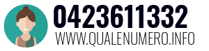 Numero di telefono 0423611332 0423611332