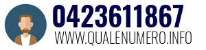 Numero di telefono 0423611867 0423611867