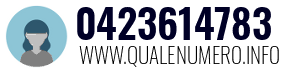 Numero di telefono 0423614783 0423614783