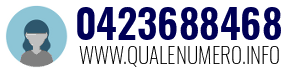 Numero di telefono 0423688468 0423688468