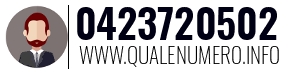 Numero di telefono 0423720502 0423720502
