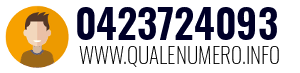 Numero di telefono 0423724093 0423724093